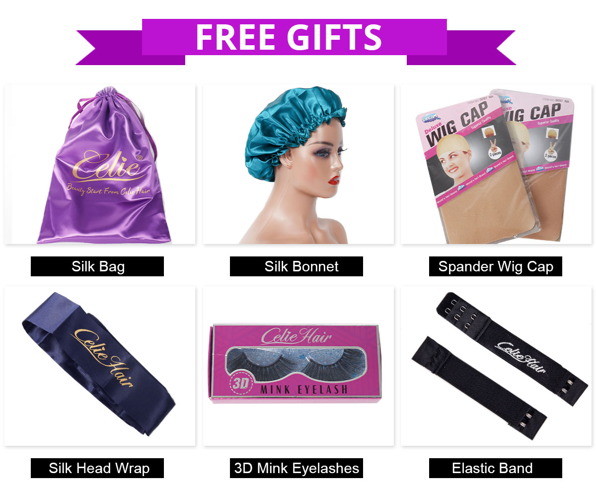 celie wigs free gifts