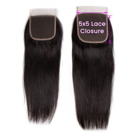 Straight Hair 5x5 Lace Closure