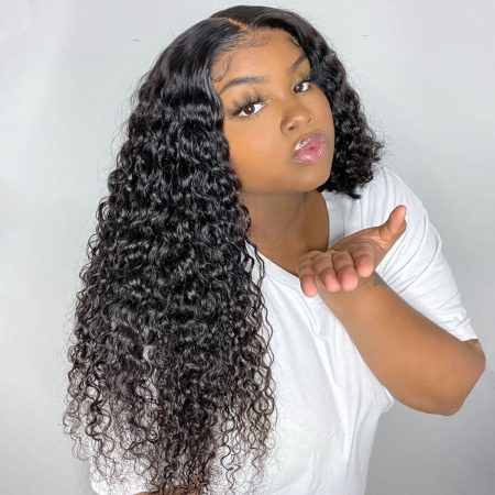 13x6 deep wave lace front wig
