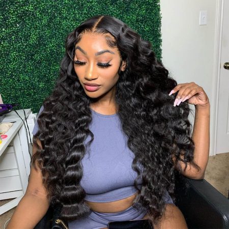 13x4 loose deep wave lace front wig