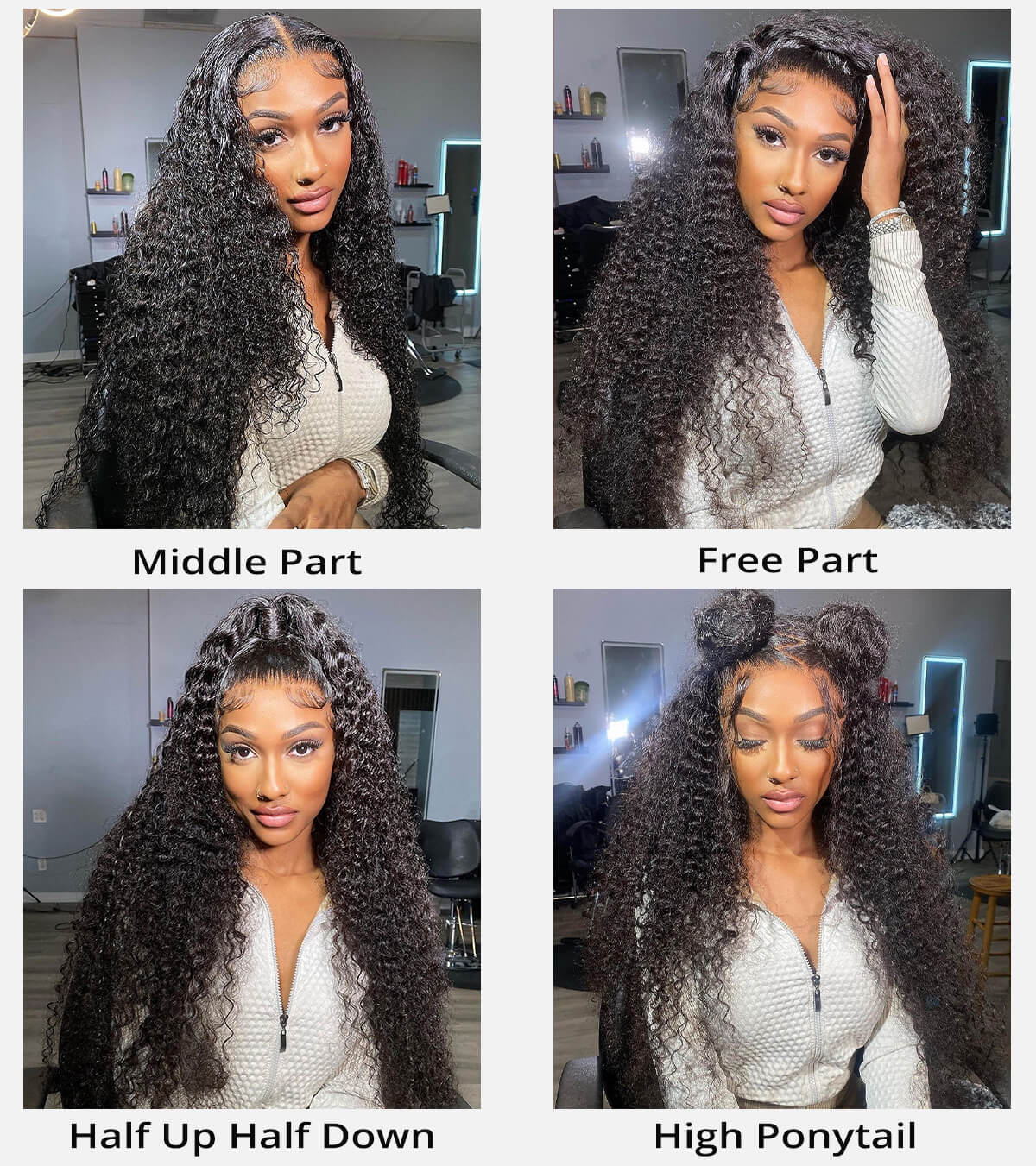 360 lace frontal curly wig (1)