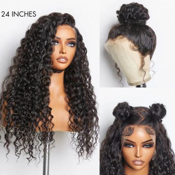 360 water wave lace frontal wig