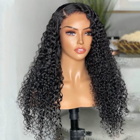 5x5 curly hd lace wig