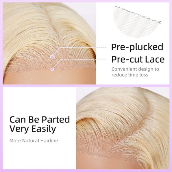 613 blonde wig pre-everything details
