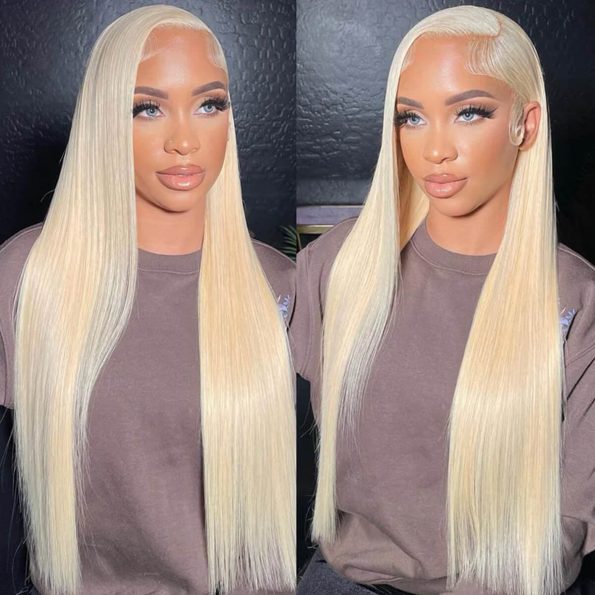 6×5 straight 613 blonde glueless wig