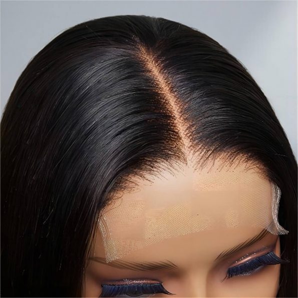 6×5 upgrade pre-cut lace straight bob wig wear go(3)