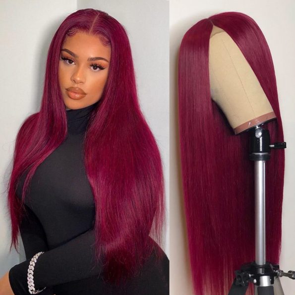 99J Straight lace front wig
