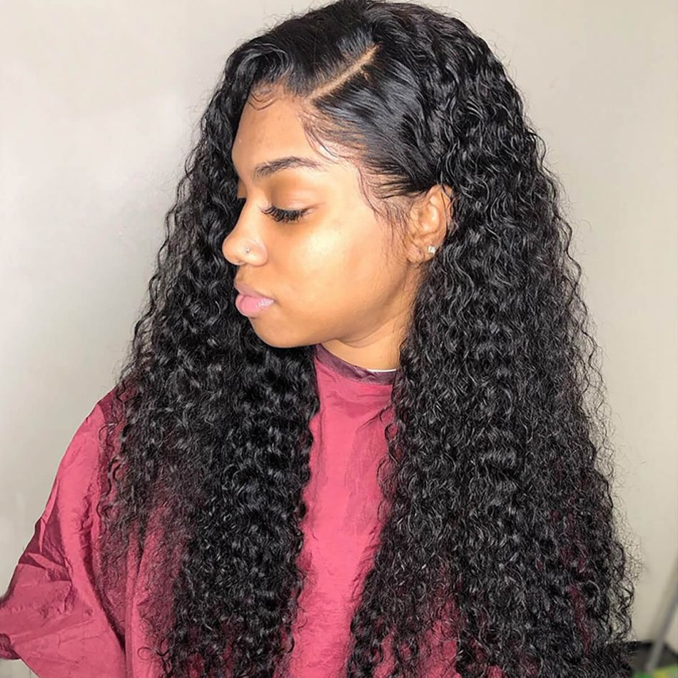 Curly Wave 13x6 Lace Front Wig 150 Density Pre-plucked Hairline | Celie