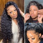 HD deep wave lace front wig