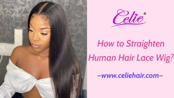 straight human hair lace wig