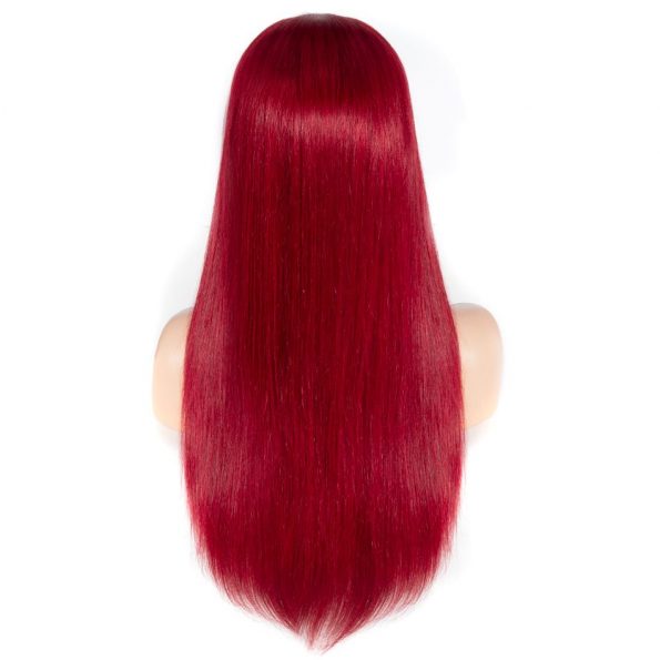 Redwine Color Straight 13×6 Lace Wigs (5)