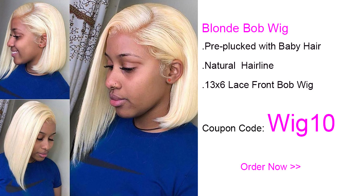 blonde bob wig