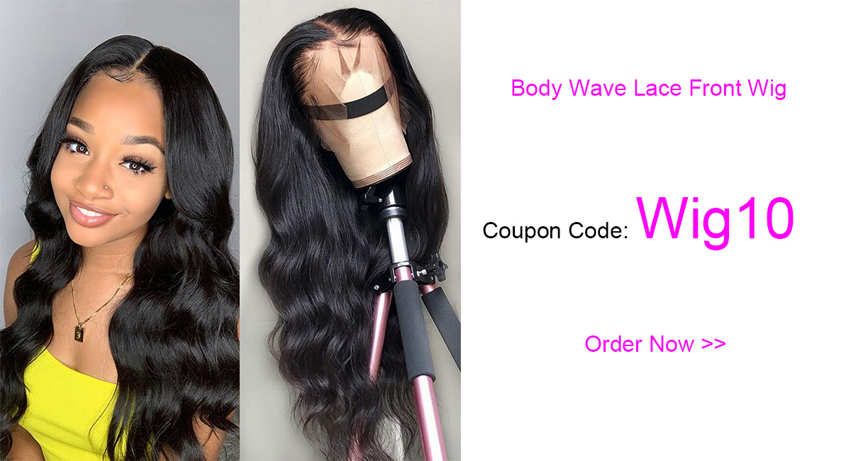 body wave lace front wig