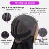 pre bleached knots air cap wear go wig (2)