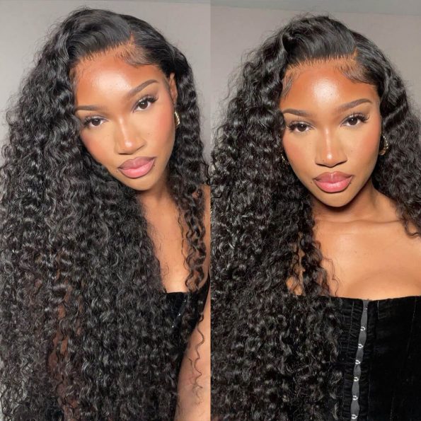 curly hd lace frontal wig