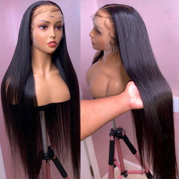 hd 13×4 straight lace front wig