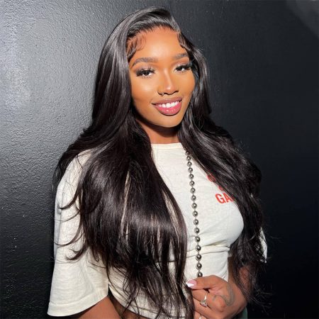 high density straight hd lace frontal wig (1)