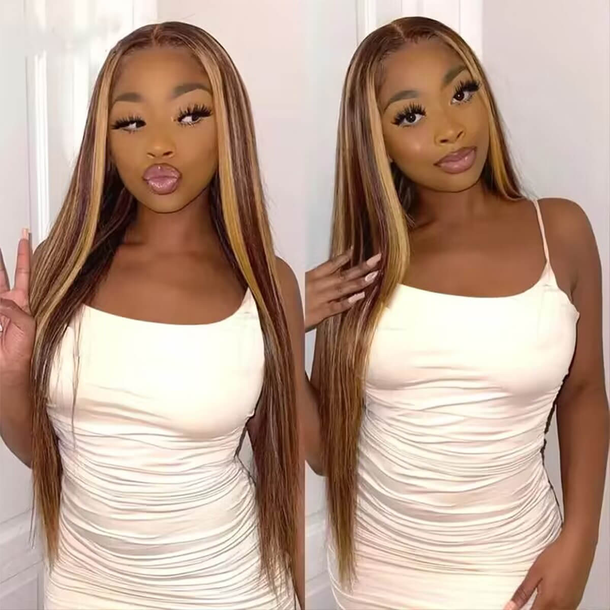 honey blonde straight hd lace frontal wigs