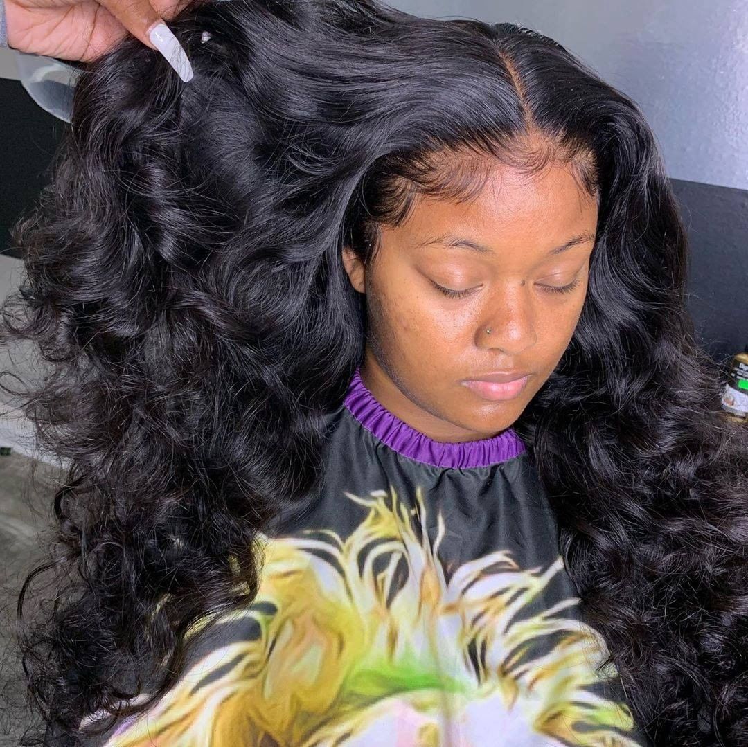 human hair lace wig