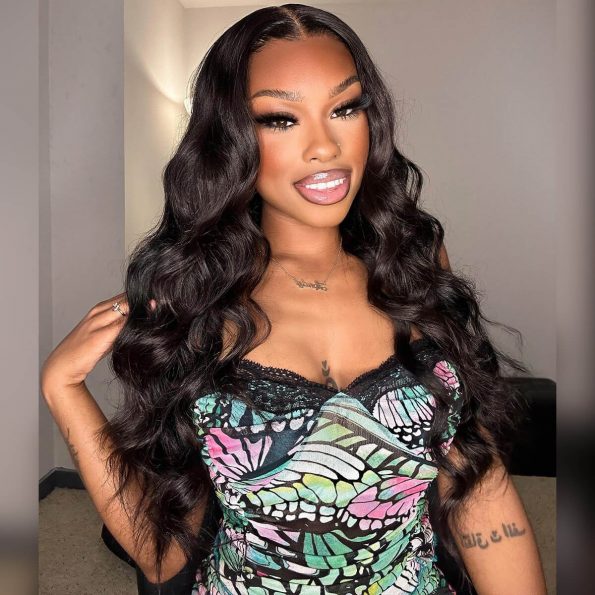 pre-bleached knots loose body wave wig (1)