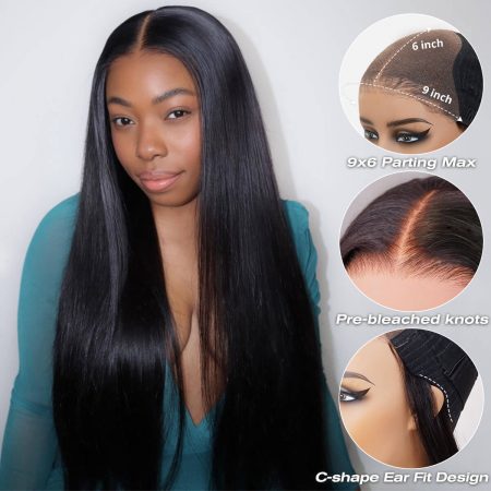 straight 9x6 parting max lace wear go wig