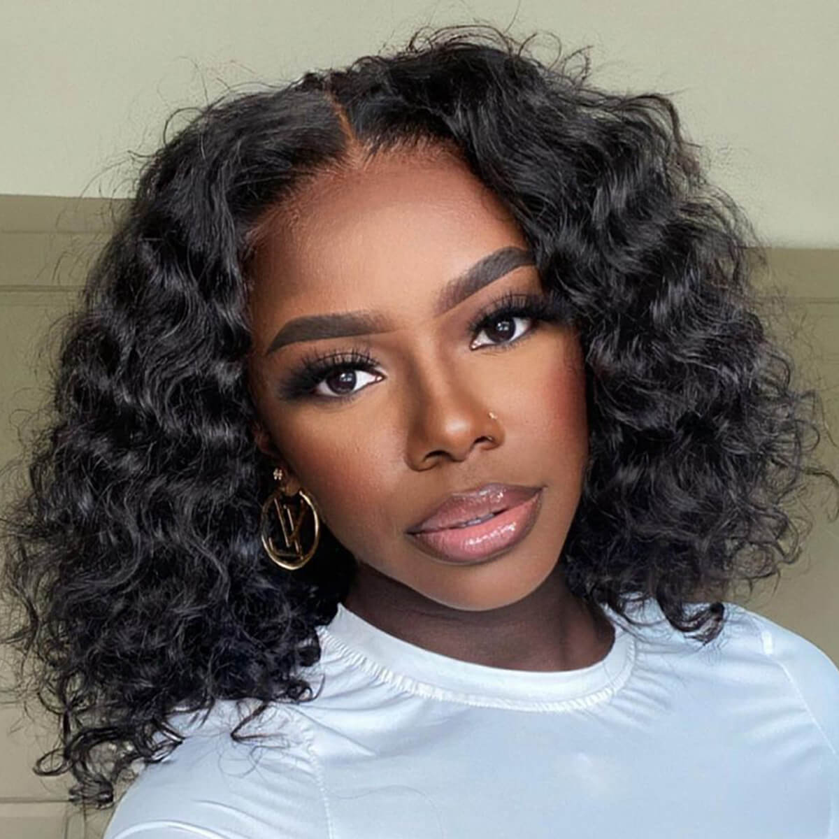 cheap water wave lace front wigs