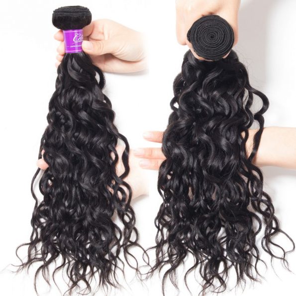Water Wave 4 Bundles With Frontal