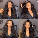 13×4 water wave lace front wig