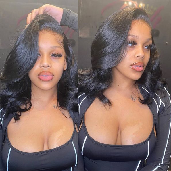 Short Body Wave Lace Front Wig