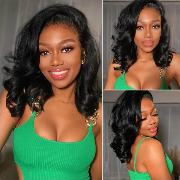 upgrade 6×5 pre-cut lace wig new body wave glueless wig