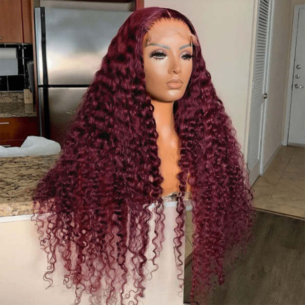 99j deep wave lace frontal wig