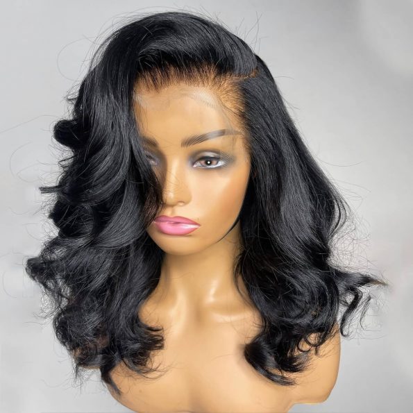 Short Body Wave Wig Human Hair Lace Wig | Celie Hair