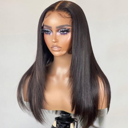 straight wig with layer