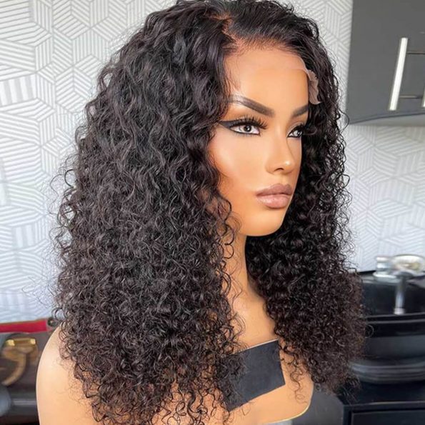 glueless curly lace front wig (3)