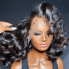 double drawn bouncy curly hair loose wave glueless wig