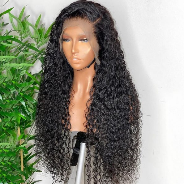 glueless wig curly lace front wig (1)