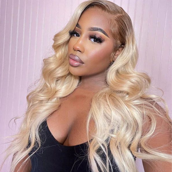 ombre blonde body wave wig (2)