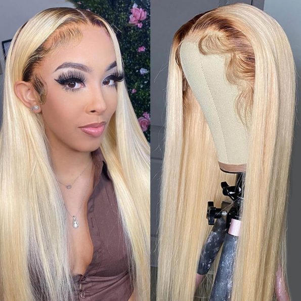 ombre blonde lace front wig (3)