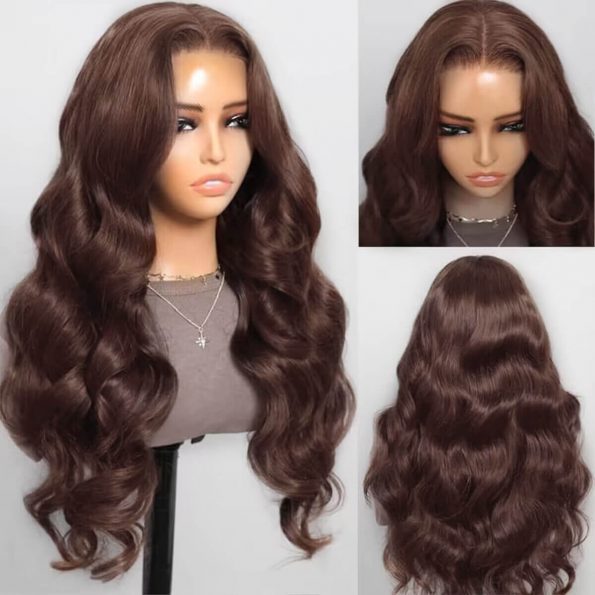 6×5 dark brown wear go wig (2)