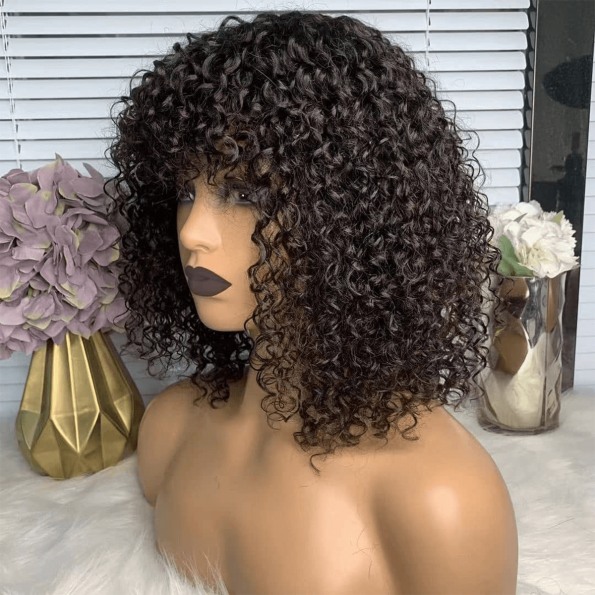short curly wigs with bang (1)