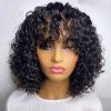 water wave wig with bang special offer