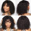 water wave wig with bang special offer