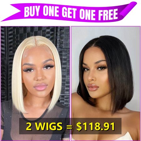 buy one get one free 613 blonde lace frontal wig
