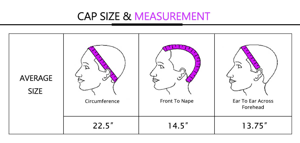 Lace wig measurement