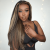Balayage highlight straight wig (2)