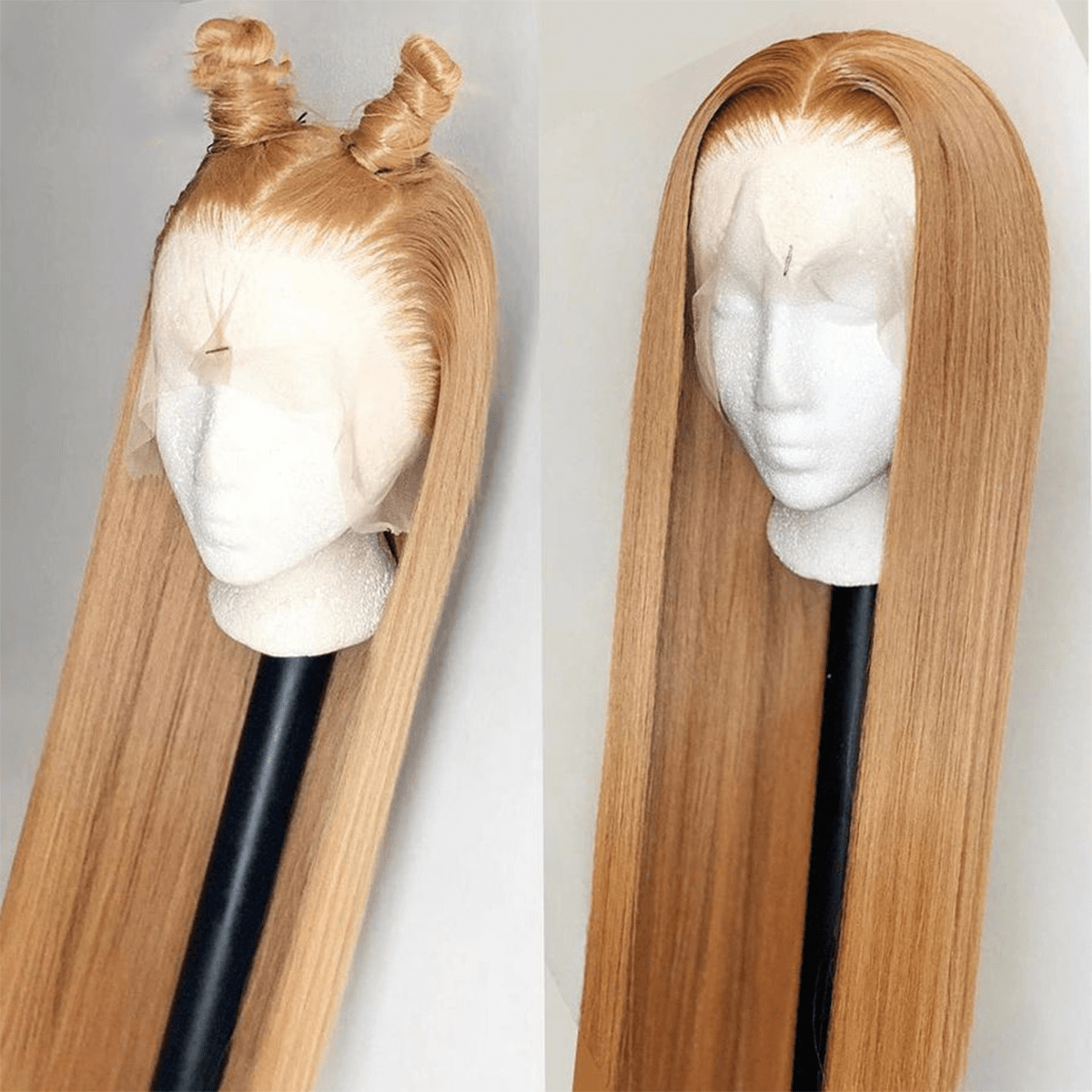 honey blonde straight lace frontal wig (2)