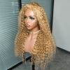 water wave honey blonde lace wig (3)