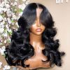 body wave wig with layer curtain bangs (3)
