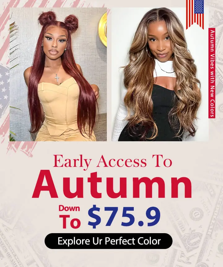 autumn sale colored hair