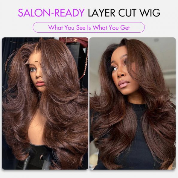 salon ready layer cut wig